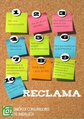 10 razones para reclamar